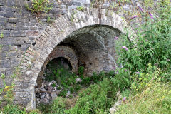 
Cyfarthfa Ironworks blast furnaces, September 2013